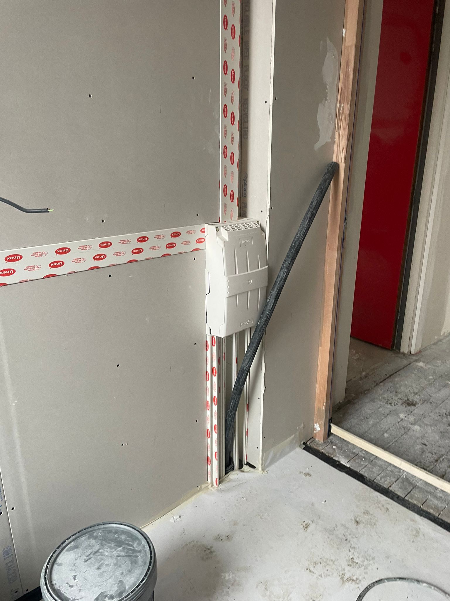 Goulotte et cablage chantier